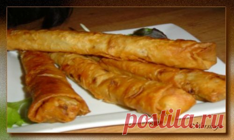 Горячая закуска из лаваша