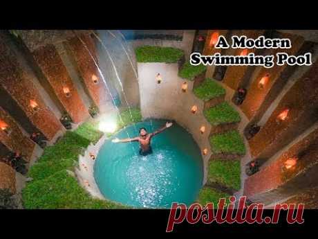 How To Build The Most Modern Underground Swimming Pools with Underground House