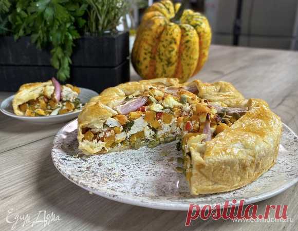 Кулинарные советы. Олег жарит! Пирог с тыквой и козьим сыром