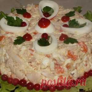Салат «Морской царь» — для любителей морепродуктов!