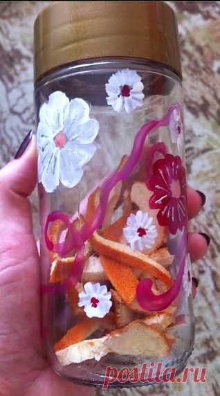 Баночка из под кофе получила новую жизнь