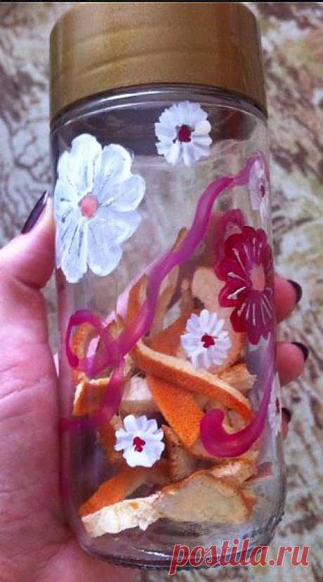 Баночка из под кофе получила новую жизнь