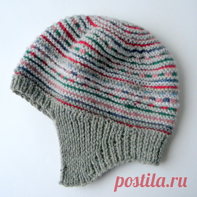 Шапочки с ушками и розы для берета: ru_knitting