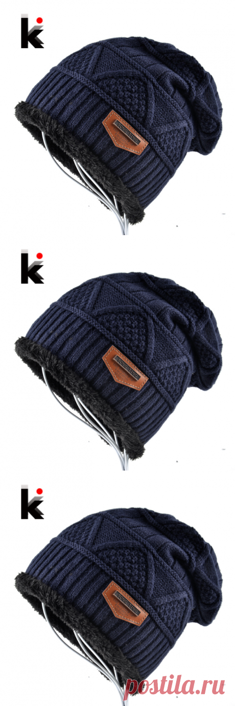 Мужская Skullies Шляпу Капот Зимняя Шапочка Вязаная Шерсть Шляпа Плюс бархат Крышка Толще Маска Fringe Лыжные Спортивные Beanies Шляпы для мужчины купить на AliExpress