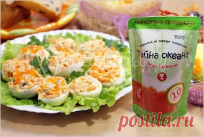 Фаршированные яйца с острой начинкой - Рецепты. Пасхальные рецепты