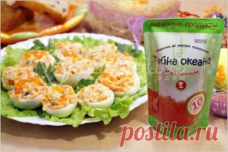 Фаршированные яйца с острой начинкой - Рецепты. Пасхальные рецепты