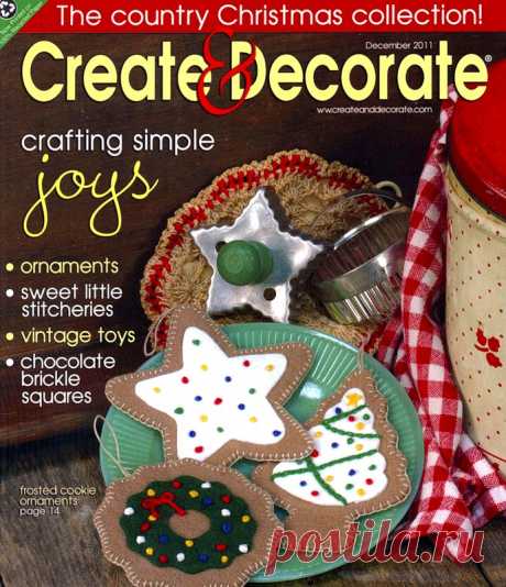 Create & Decorate - December 2011 - Забавные поделочки - Журналы по рукоделию - Страна рукоделия