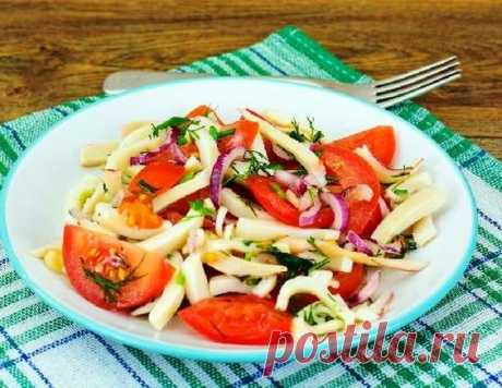 Салат красное море с кальмарами - рецепт приготовления с фото от Maggi.ru