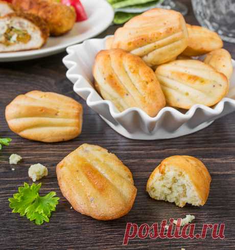Несладкие мадлен с зернистой горчицей | Вкусный блог - рецепты под настроение
