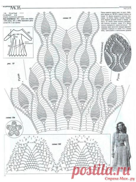 Дуэт крючка и спиц винтажное платье от Michael Kors