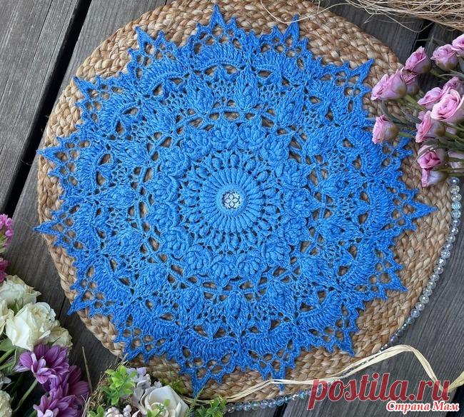 Салфетка Stesha  Ларисы Глинчак Добрый день, дорогие любительницы крючкотворчества!