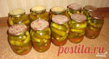 Консервированные огурцы с кетчупом - пошаговый кулинарный рецепт на Повар.ру