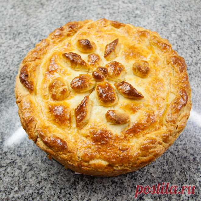 Курник с грибами и курицей