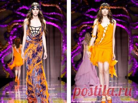 БОХО-ШИК В НОВОЙ КОЛЛЕКЦИИ ATELIER VERSACE HAUTE COUTURE ОСЕНЬ-ЗИМА 2015-2016