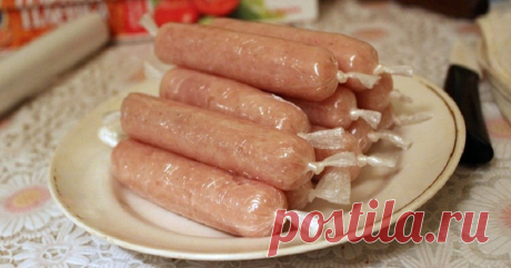 Как приготовить натуральные свиные сосиски за 30 минут Только мясо, никакой химии!