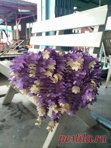 (112) แต่งงาน แบรคดรอป ดอกไม้กระดาษ Flowers Paper By Final Love