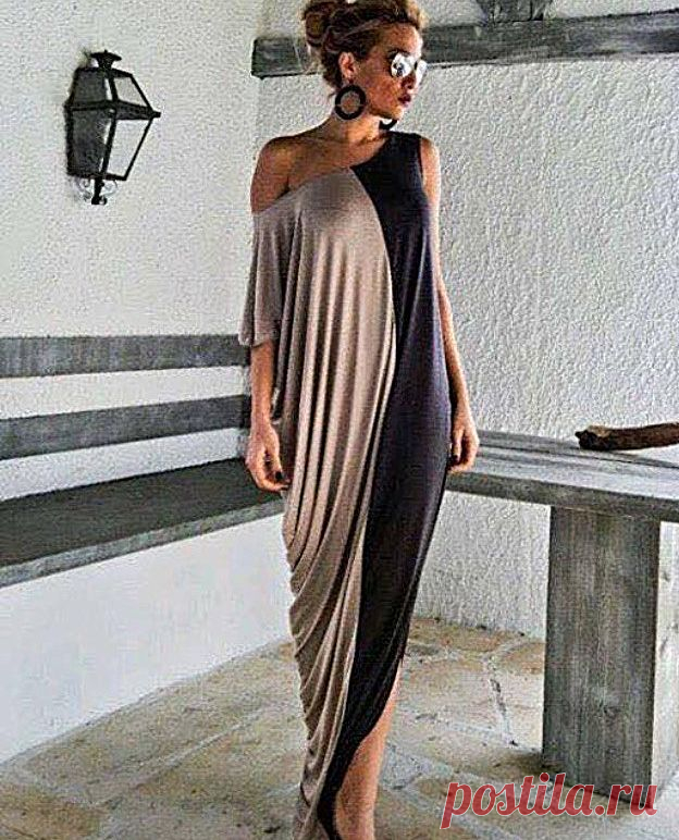 Моделирование платья с необычной драпировкой. Основа-базовая выкройка платья с рукавом.