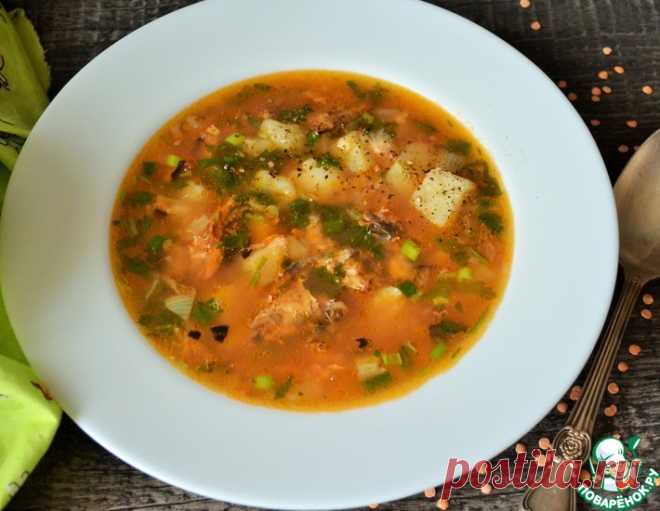 Картофельный суп с чечевицей и килькой – кулинарный рецепт