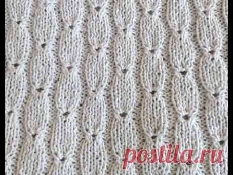 Узор Ложные косы. Легко и просто! #с_вязанием_обо_всем #Узор_спицами #узордляначинающих