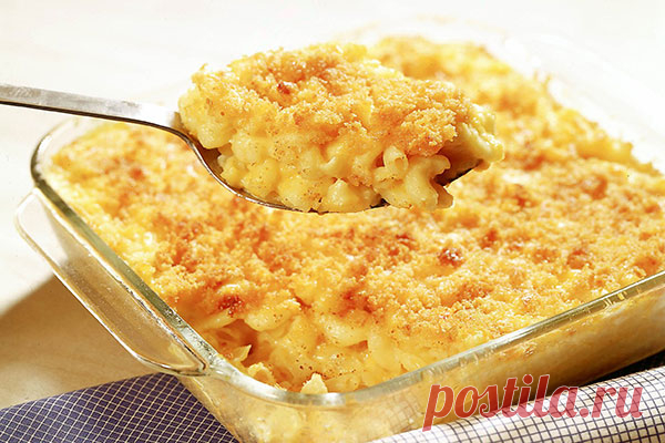 Запеканка с макаронами и сыром — Мой садочек
