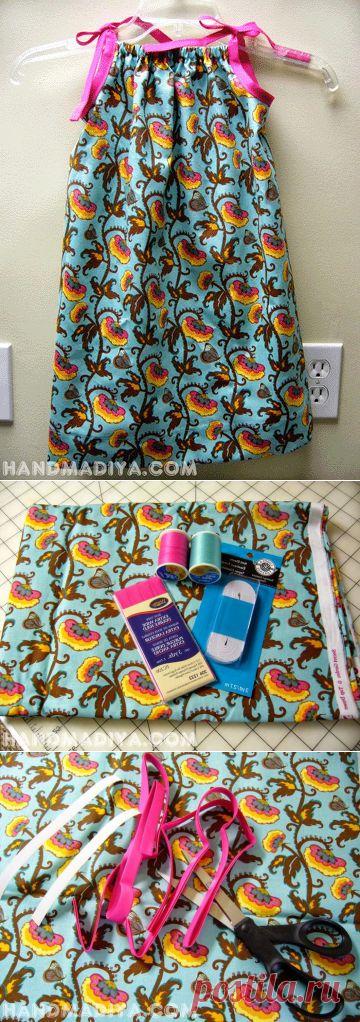 Шьем красивое летнее платье за пару часов.