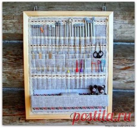 Органайзер для спиц и крючков — Сделай сам, идеи для творчества - DIY Ideas