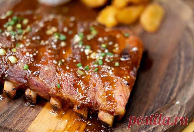 Ребрышки на гриле — Мой садочек