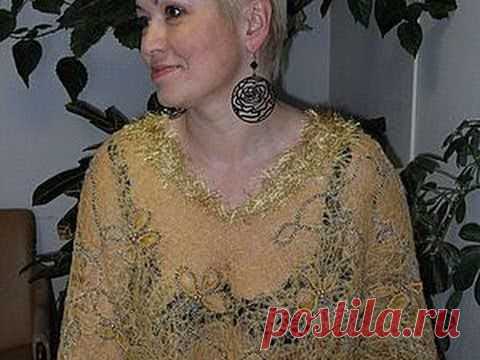 Крейзи вул. Пончо. Мастер-класс. | razpetelka.ru