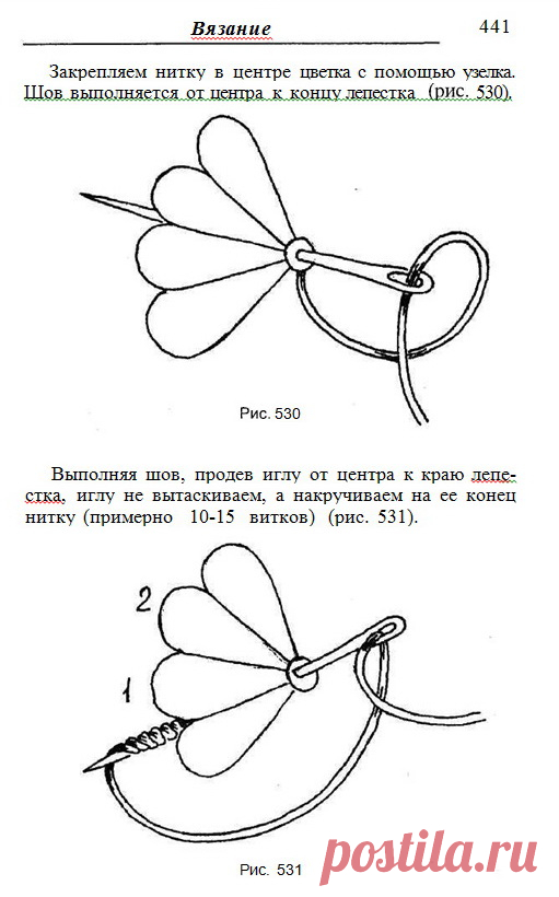 Книга Т. Б. Чижик. "Самоучитель по вязанию" Урок 37. Вышивка на трикотаже.