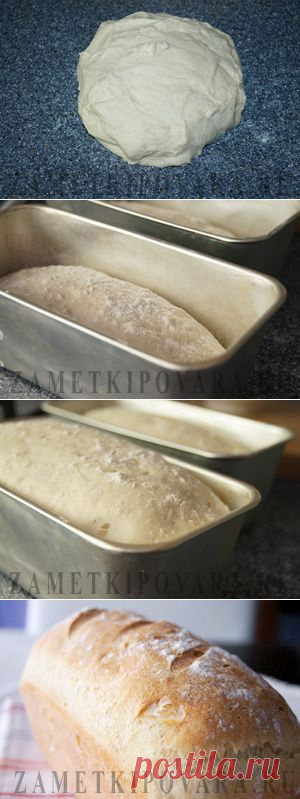 мягкий воздушный хлеб на минеральной воде
