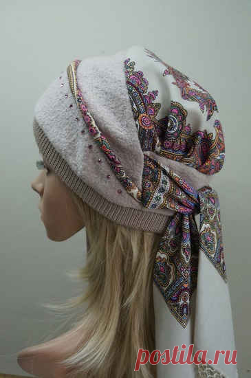 бандана - Шапки, шарфы, комплекты - Галерея - Knitting Forum.Ru
