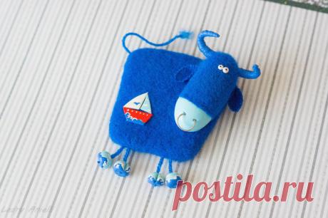 Blue cow by Leary-Anielli on DeviantArt