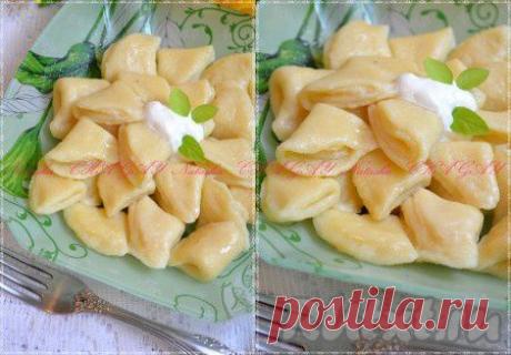 Ленивые вареники - ушки из творога (рецепт с фото) | RUtxt.ru