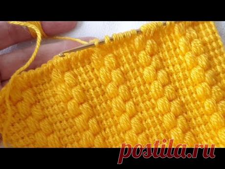 Muhteşem Tunus işi örgü modeli