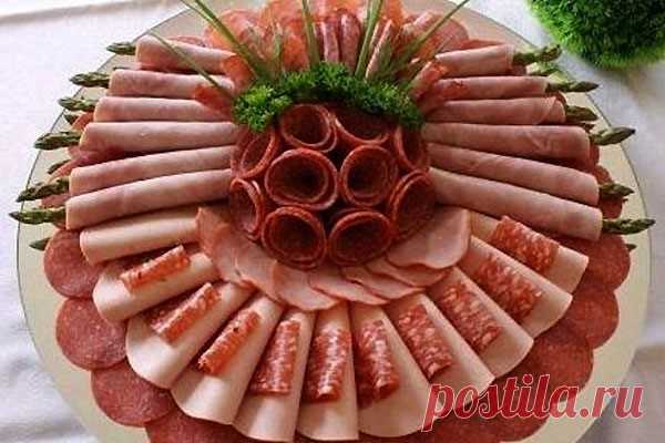 Красивые нарезки на праздничный стол: фото-идеи оформления нарезок на любой вкус