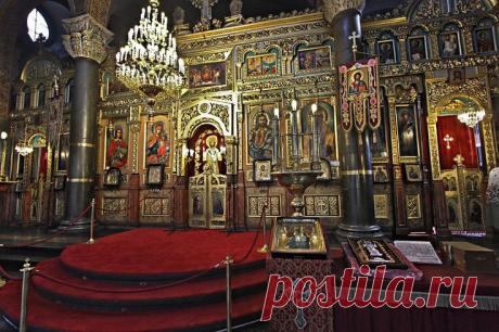 Interior of Saint Nedelya Church, an Eastern Orthodox church in the city center of Sofia, Bulgaria