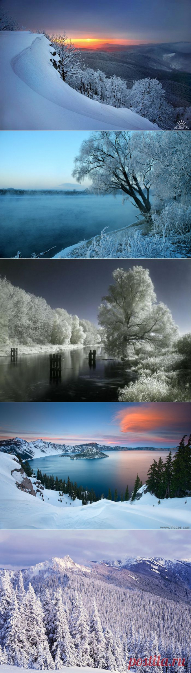 На рабочий стол красивые зимние пейзажи