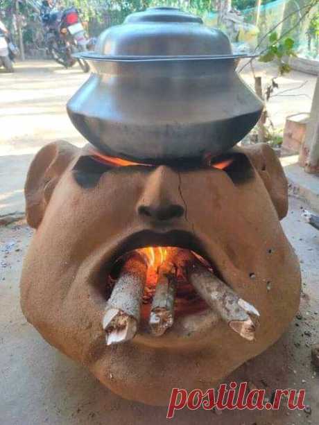 Печка на дачу.