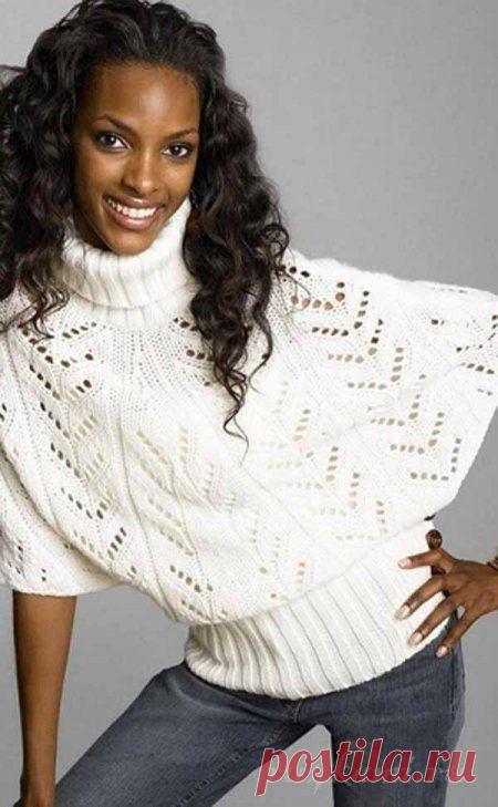 Пуловер спицами »  "Ручками" - делаем вещи своими руками