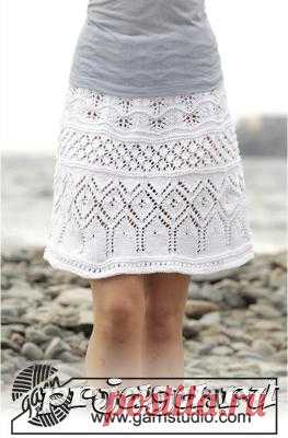 Юбка спицами «Элегантность лета»