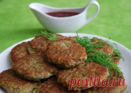 Котлеты из чечевицы с гранатовым соусом : Вегетарианская и постная кухня