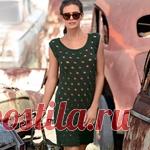 Восхитительное платье со сквозным узором спицами!