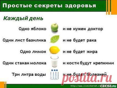 Простые секреты здоровья