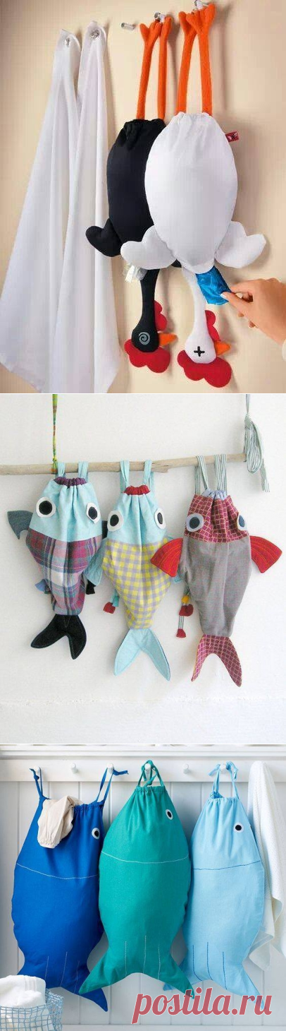 В качестве идеи для хранения полиэтиленовых пакетов