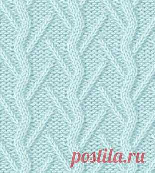 Красивые узоры спицами. Схемы.