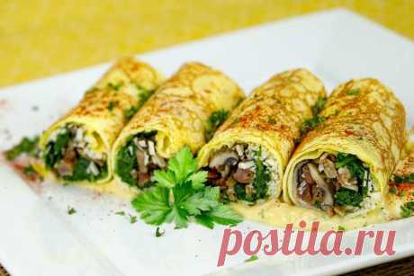 Как приготовить фаршированные блины без мяса: рецепты и идеи Узнайте, как приготовить фаршированные блины без мяса. Предлагаем рассмотреть доступные рецепты закусок и десертов. Испробуйте лучшие начинки.