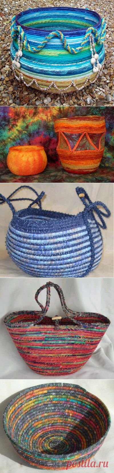 Текстильные корзины, сумки и не только. Идеи и МК