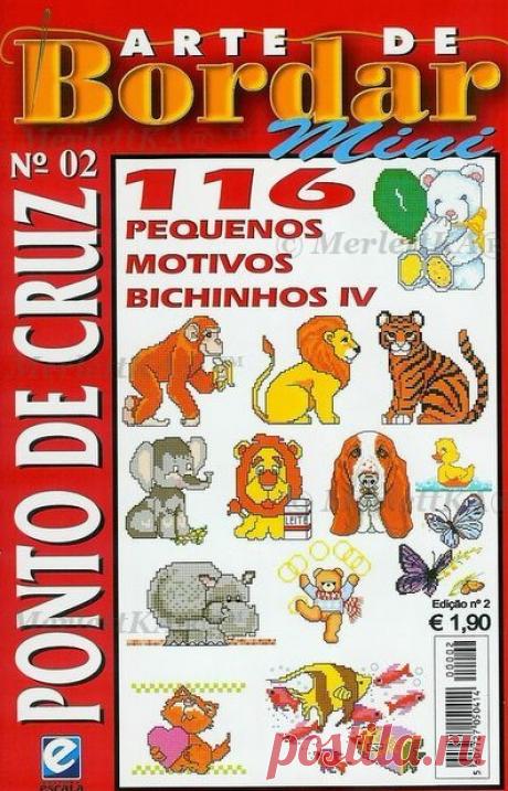ARTE DE BORDAR MINI 02 AdBM Жанр: Вышивка крестом ISSN: 1518-2533 Язык: Португальский Бразильский журнал по вышивке крестом мини сюжетов. Схемы цветные, даны в палитре
