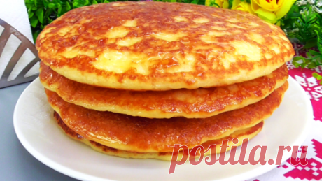 Рецепт этих блинов дала бабушка из деревни! Так вкусно, что домашние просят печь каждый день | Заходи, поедим | Дзен