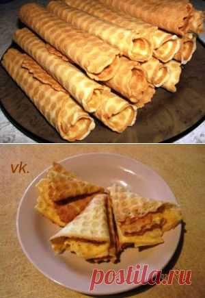 Вафельные трубочки | Рецепты вкусно